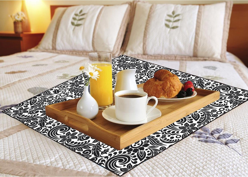 HomeStore-YEP PVC (Polyvinyl Chloride) Baby Bed Protecting Mat(BlackGolden, Medium)