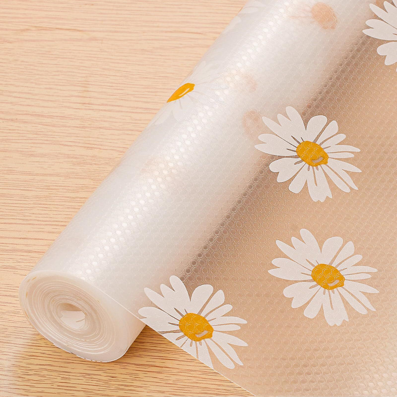 Marclex PVC (Polyvinyl Chloride) Drawer Mat(Pale Yellow, Extra Large)