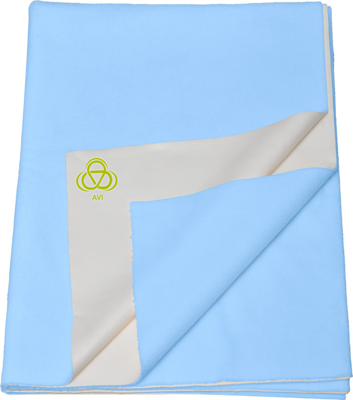 AVI Rubber Baby Bed Protecting Mat(Sky Blue, Small)