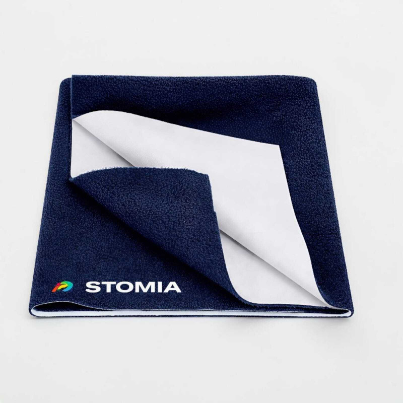 STOMIA Velvet Baby Sleeping Mat(Dark Blue, Medium)