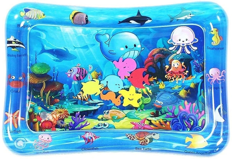 RAIYARAJ PVC (Polyvinyl Chloride) Baby Play Mat(Baby Kids Water Play Mat Toys Inflatable Tummy Time Leakproof Water Play Mat, Free)