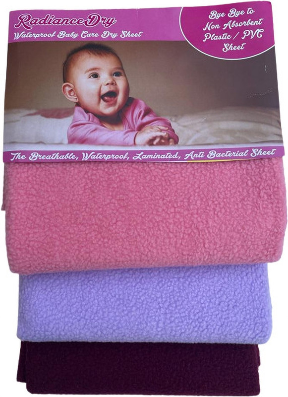 ojus fashion hub Cotton Baby Bed Protecting Mat(Multicolor, Pack of 3, Free)