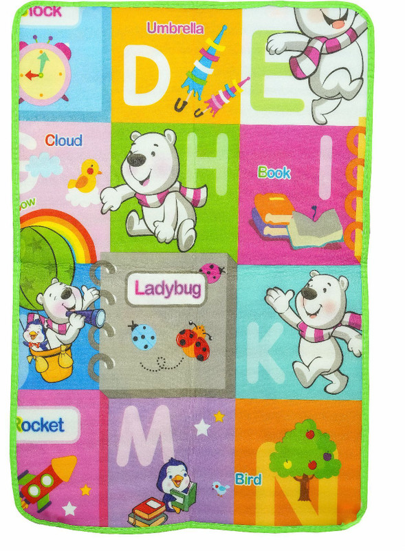 Nvskids Plastic Baby Play Mat(Multicolor Alphabet Mat, Small)