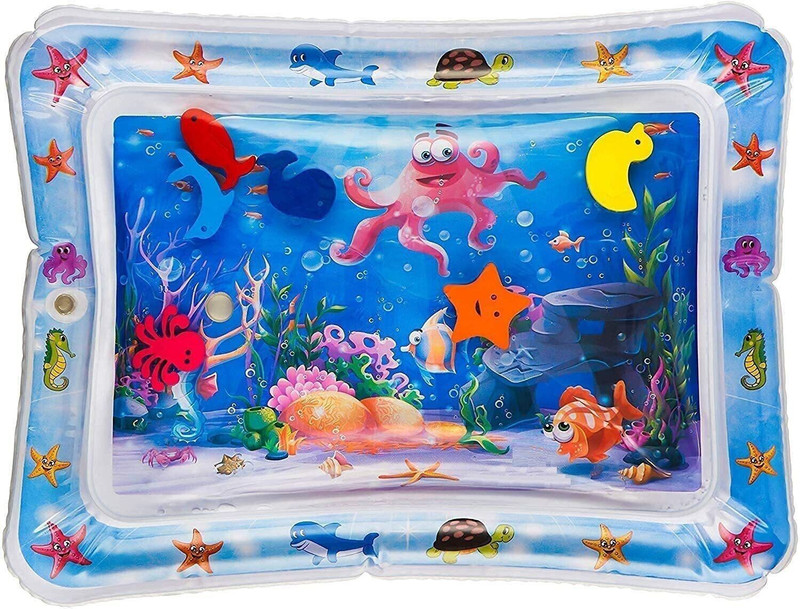 himanshu tex Plastic Baby Play Mat(Blue, Medium)