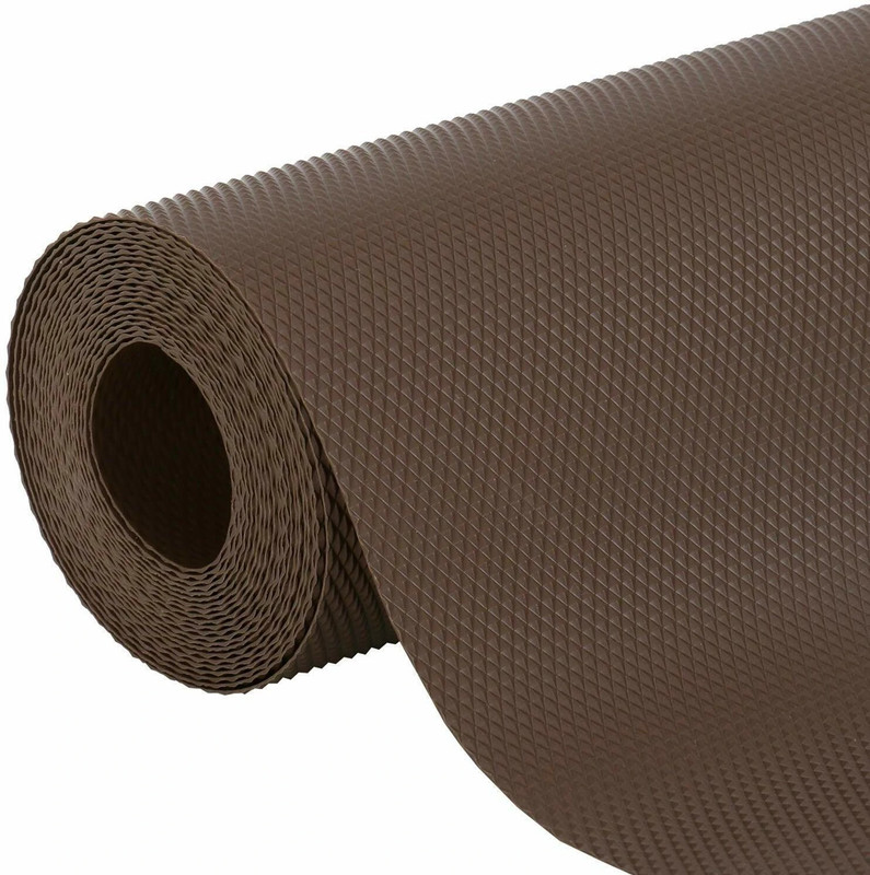 Viva Luxury Furnishings PVC (Polyvinyl Chloride) Drawer Mat(Brown, Medium)