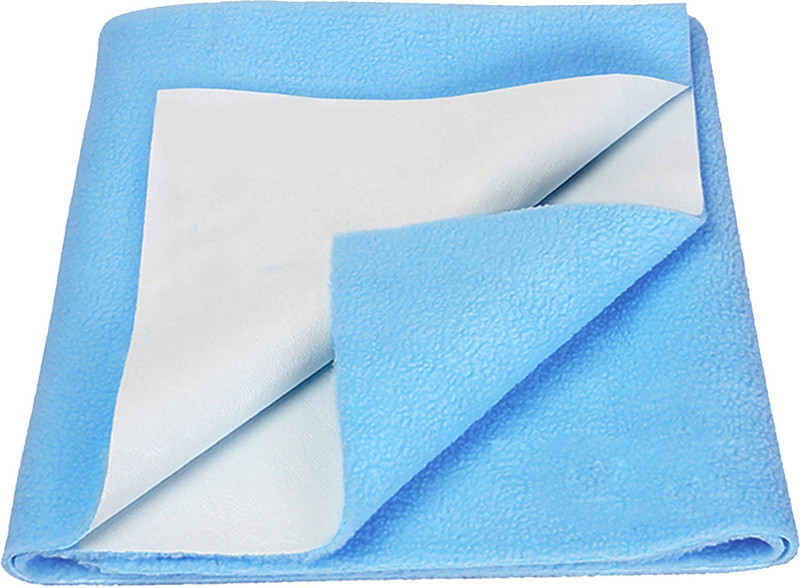 EasyShop Rubber, Rexin, Cotton Baby Bed Protecting Mat(SKYBLUE, Small)