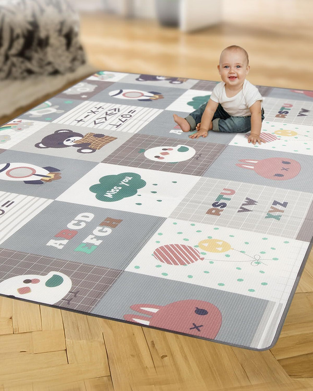 Play Nation PP (Polypropylene) Baby Play Mat(Multicolor, Medium)