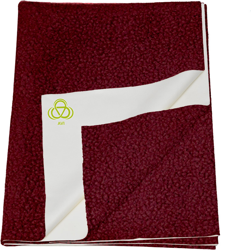 AVI Rubber Baby Bed Protecting Mat(Maroon, Small)
