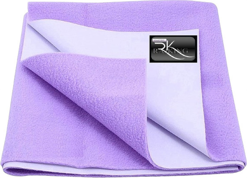 Rajking Fleece Baby Bed Protecting Mat(Purple, Small)