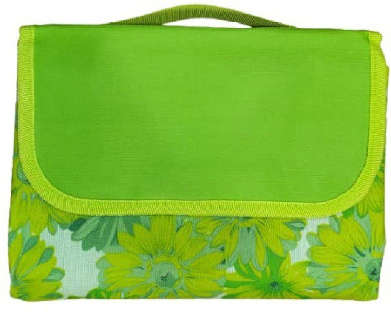 VRT Polyester Baby Play Mat(Green, Medium)
