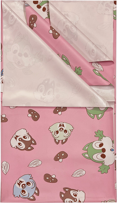 ECOSOFT Rubber Baby Bed Protecting Mat(PINK CHIP, Large)