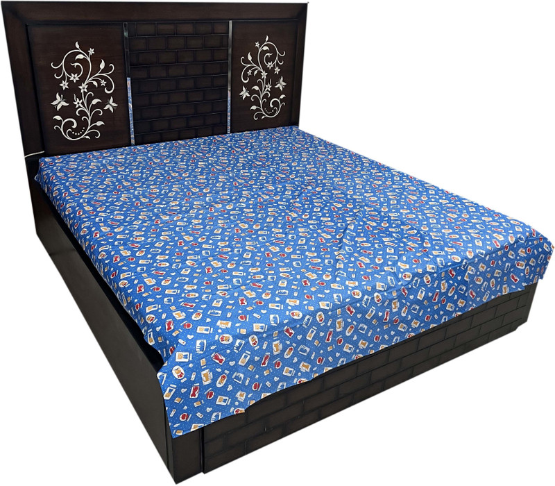 ECOSOFT Plastic Baby Bed Protecting Mat(BLUE MILO, Free)