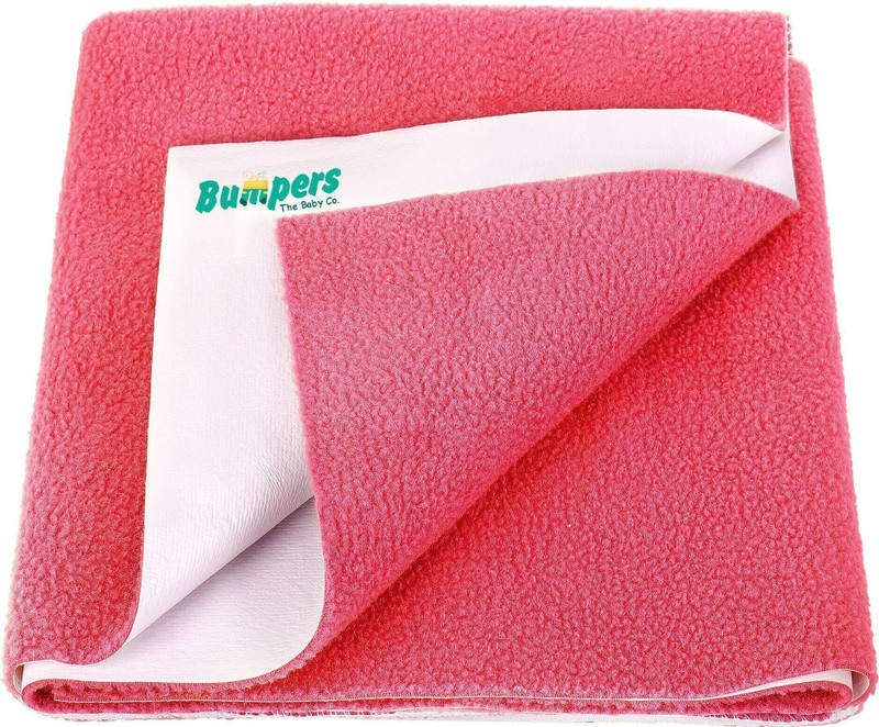 Bumpers Polycotton Baby Bed Protecting Mat(Salmon Rose, Medium)