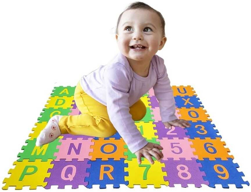 PINKIBISHNU STORE EVA (Ethylene-Vinyl Acetate) Baby Play Mat(Multicolor, Free)