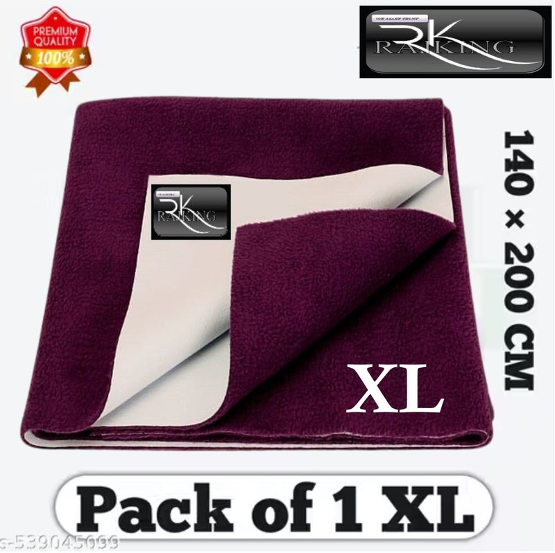 Rajking Fleece Baby Bed Protecting Mat(PLAM, 100 % safe for baby skin, For Every Age, Extra Large)