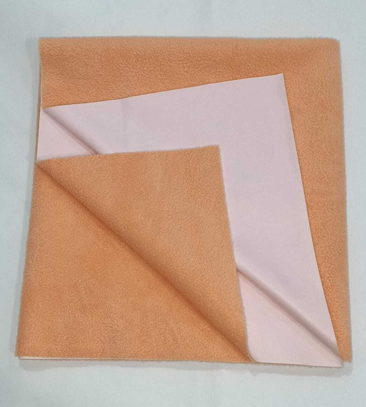 SBTs Fleece, Cotton Baby Bed Protecting Mat(Beige, Small)