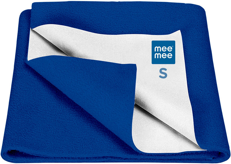 MeeMee Cotton Baby Bed Protecting Mat(CYAN, Small)