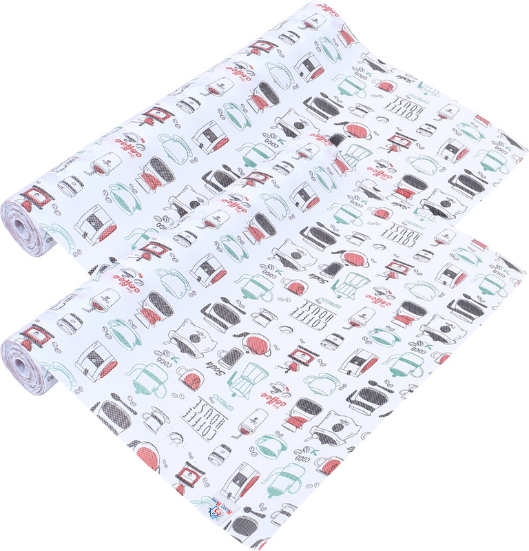 Heart Home Microfiber Drawer Mat(White, Free)