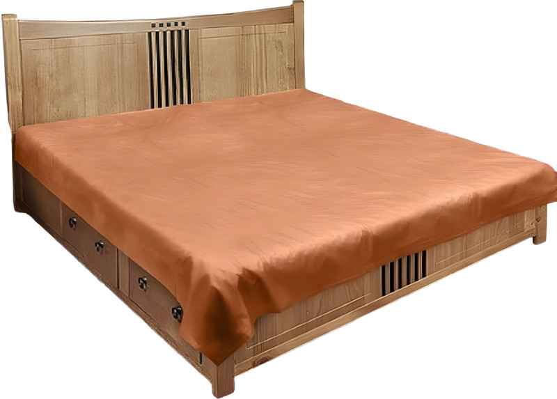 SHAVIN Plastic Baby Bed Protecting Mat(GOLDEN, Large)