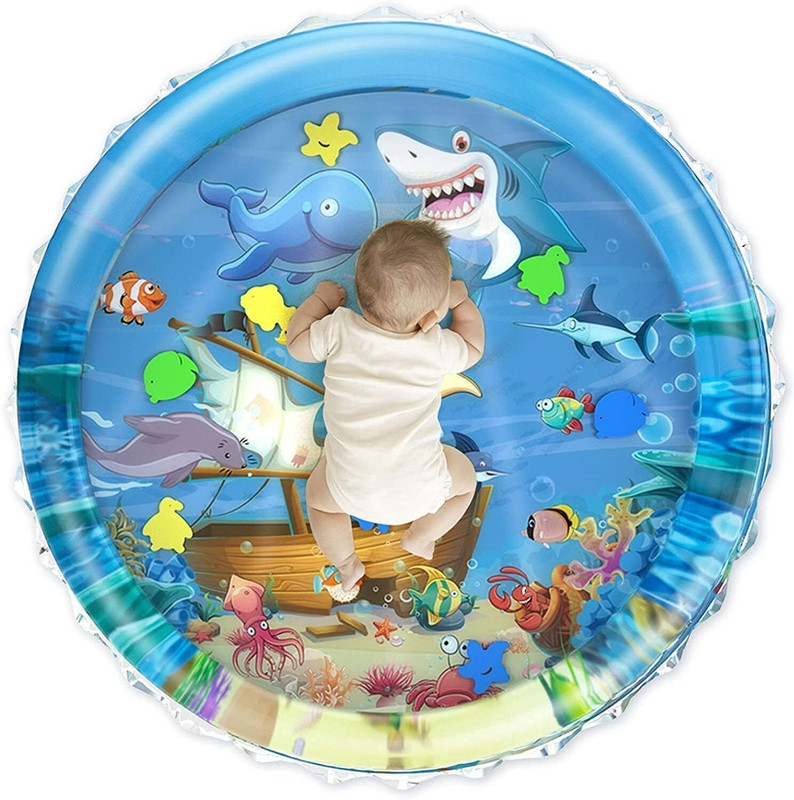 DAYSUKH Silicone Baby Play Mat(Blue, Medium)