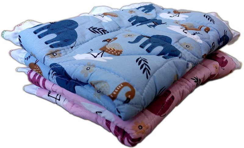 Baby Swing Mattress New Born Baby Bed |Godari | Sleeping Mattress Unique Design set of 2 matress Multicolor(Fabric, Multicolor)