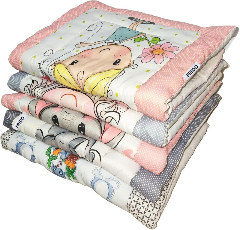 Royalty Retail And Export New Born Baby Bed Mattress,Godari, set of 5 Design is Vary(Multicolor)