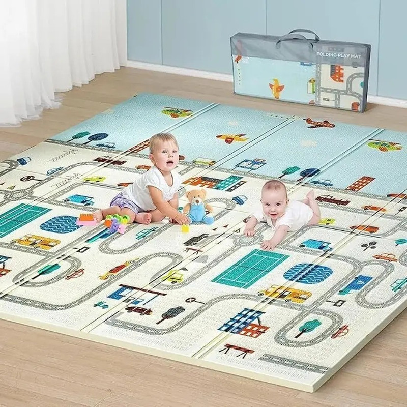 DISENO Baby Playing Floor mat for Waterproof Indoor Outdoor Floor mat(Multicolor)