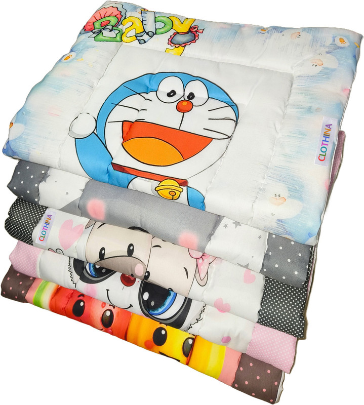 Rhythm Fabrics Cotton Pan Godadi For New Born Baby Pack Of 5 Bed Mattress,Godari,Godadi Set Cotton Soft Baby Sleeping Mattress Digital Printed(Fabric, Multicolor)