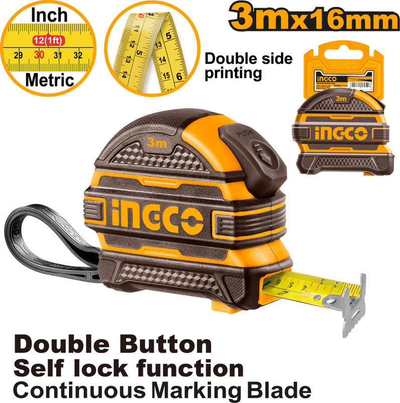 INGCO HSMT08316 Measurement Tape(16 mm)