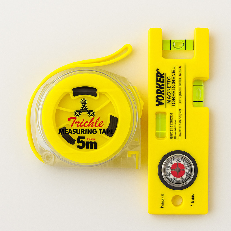 Snomex Trickle 5 Meter Measuring Tape With 9" Magnetic Spirit Level |F04| Measurement Tape(19 mm)