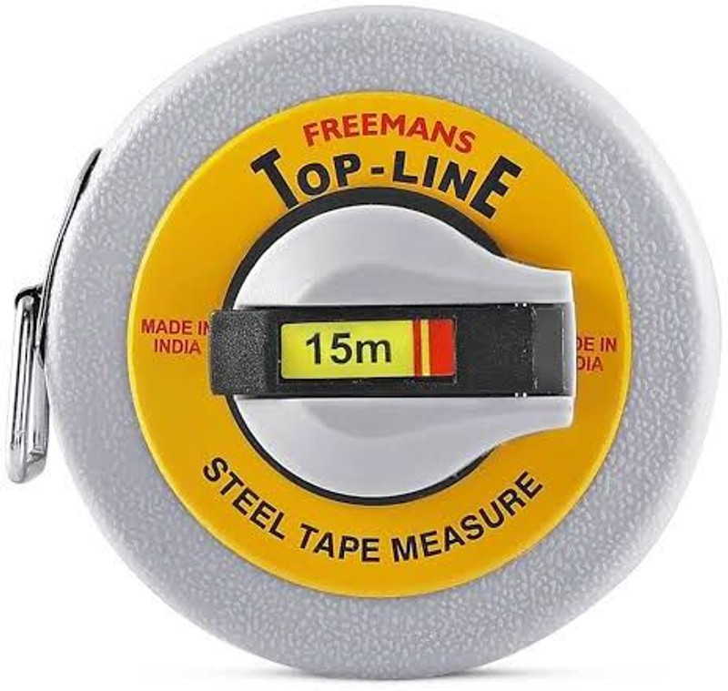 FREEMANS TOP-LINE PROFESSIONAL STEEL TAPE 15M X 9.5 mm Measurement Tape(15 m)