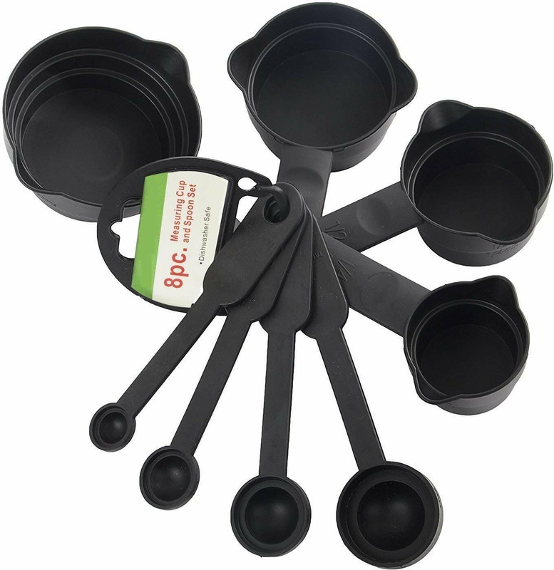 Gajdant Mart Plastic Measuring Spoon Set(Pack of 8)