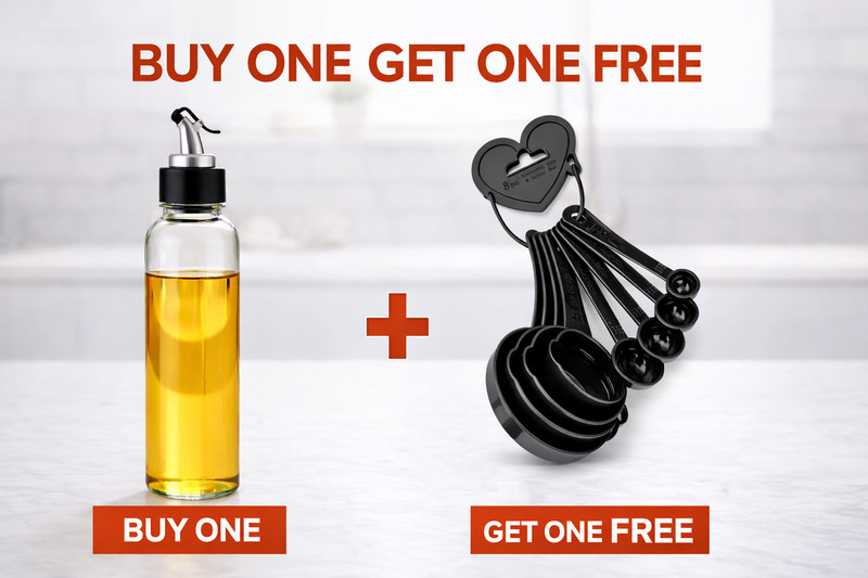 ATURITA ENTERPRISES Oil Dispenser Buy One Get Measuring cup buy free Measuring Cup Set(1000 ml, 240 ml, 120 ml, 60 ml, 30 ml, 10 ml, 5 ml, 2.5 ml, 0.5 ml)