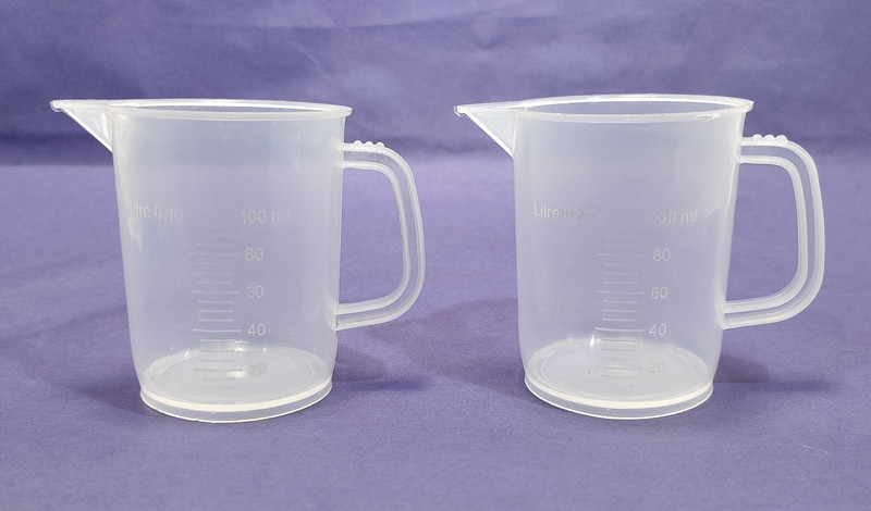 moolenterprises polypropylene measuring jug 100ML (pack of 2 pics) Measuring Cup(100 ml)