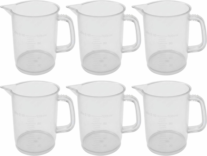 AGJARS Polypropylene Plastic Measuring Jug pack Of 2 Measuring Cup(100 ml)