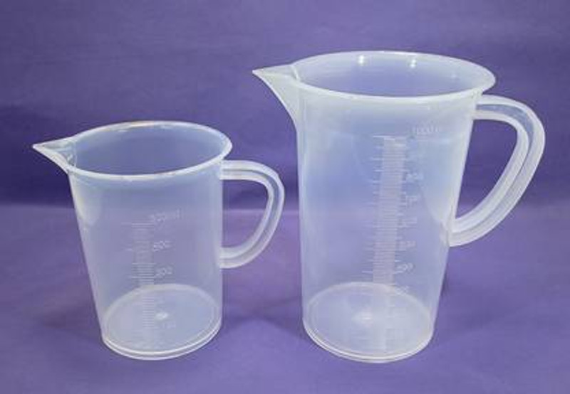 moolenterprises Measuring Jug 1000ml & 500ml with Handle Transparent (pack of 2) Measuring Cup Set(1000 ml)