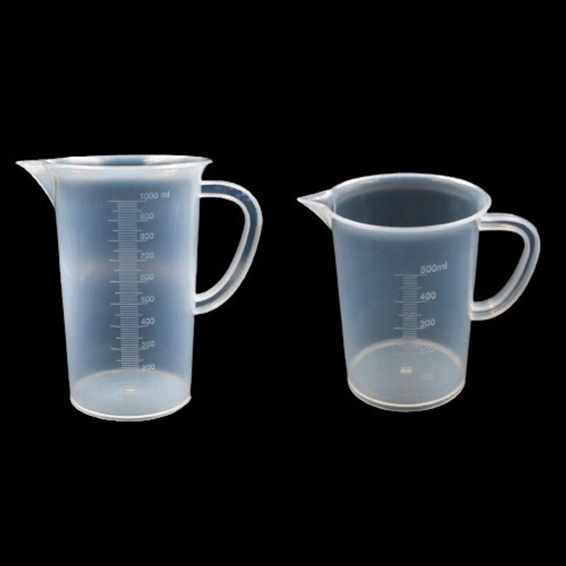 fastro Plastic Measuring Jug 1000ml & 500ml Jar Combo Pack Cup Measuring Cup Set(1000 ml)