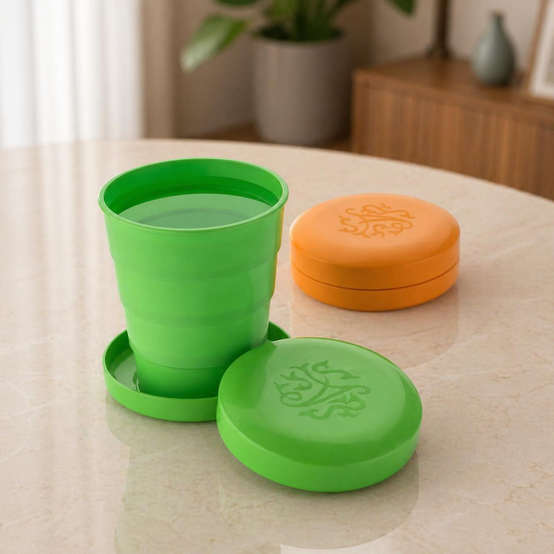 craftyvibes FOLDIND-GLASS-03 Measuring Cup Set(350 ml)