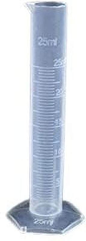 GVSSCO Measuring Cylinder Made of Polypropylene Plastic 250 ML (6 Pieces) Measuring Cup(250 ml)