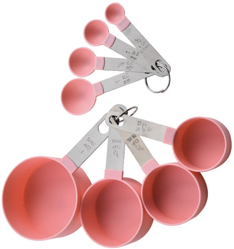 MobFest ® BPA Free, Food Grade Plastic Measuring Cup & Spoons for Measuring Wet Measuring Cup Set(500 ml)