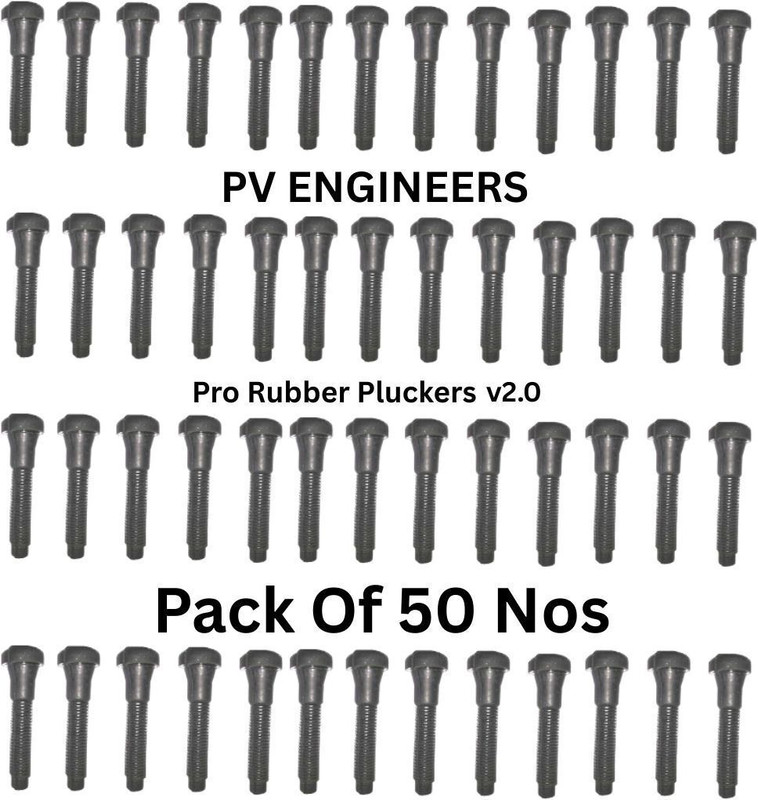 pv engineers Pack Of 150 Nos V2.0 UPGRADED Chicken Machine Rubber Pluckers Silicone Masher Meat Tenderizer