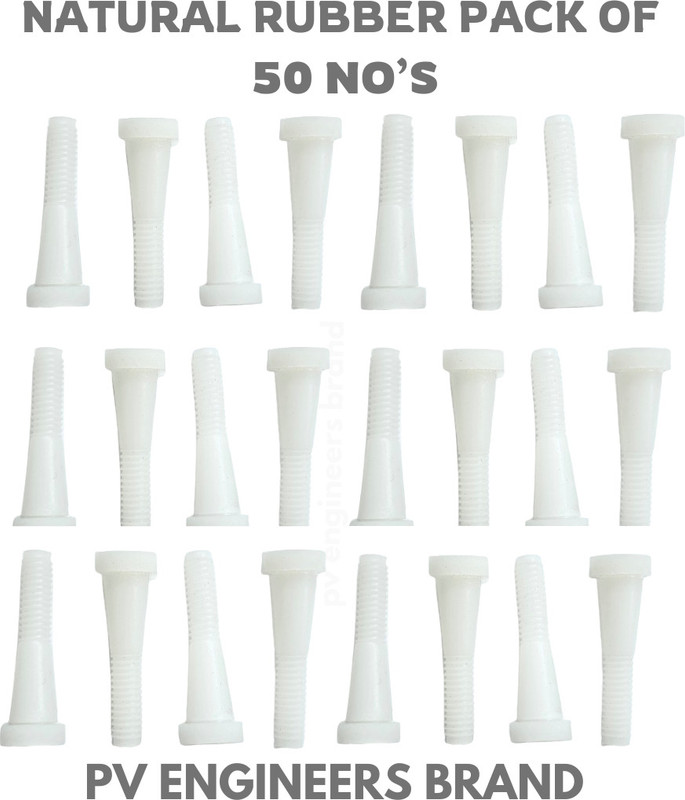 pv engineers Pure Silicone Natural Rubber PAck Of 50 No's Silicone Masher Meat Tenderizer