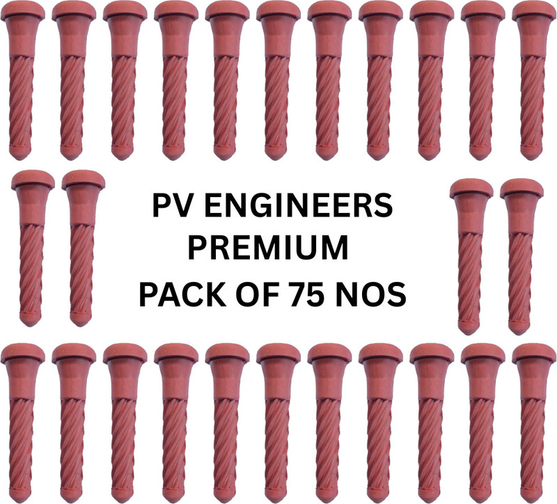 pv engineers Heavy Duty Premium Quality Long Serve Chicken Machine Rubber - Pack of 100 Silicone Masher Meat Tenderizer