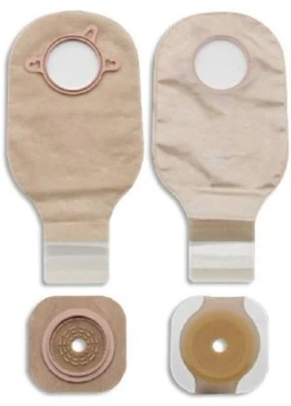 Hollister Pack of 1 Set of Skin Barrier Flange and Pouch 55mm (35500+25760) Hydrocolloid Medical Dressing(Pack of 1)