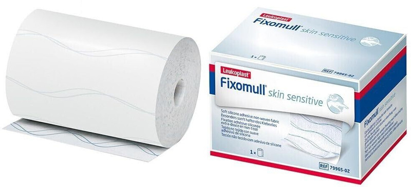 FIXOMULL Fixomull Skin Sensitive Silicone Adhesive 5cm x 5m 1 Roll Interactive dressings Medical Dressing(Pack of 1)