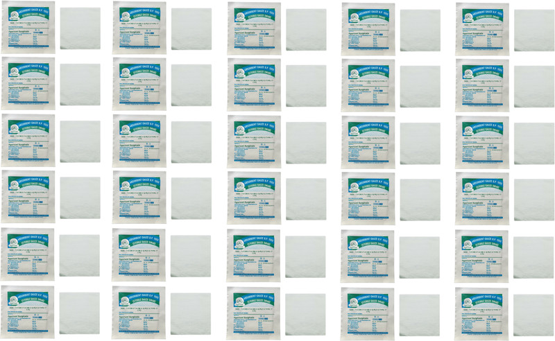 Agarwals Absorbent B.P.1988 Type17 Gauze Swabs Sterile 7.5cmX7.5cm (Single Pcs) - 30 Pack Sterile Gauge Roll(7.5 cm 7.5 cm 30 Rolls)
