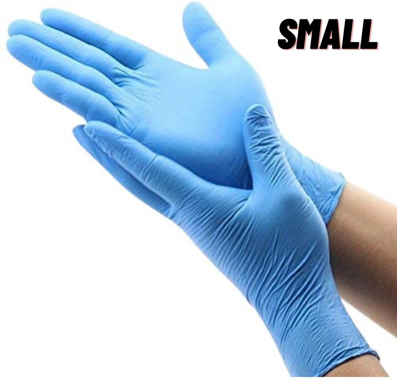 ZMR OVERSEAS SMALLPOWDERFREEANDUSEDFORALLPURPOSEBLUENITRILEGLOVESNitrileGloves(Packof100) Nitrile Surgical Gloves(Pack of 100)