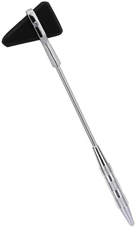 PLEXAL Reflex Knee Hammer with Rubber Head & Steel Handle for Diagnosis Medical Hammer