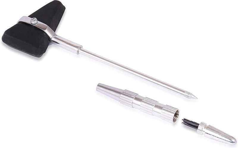 EUZA Percussion Chrome Plated Handle Knee Hammer Medical Hammer