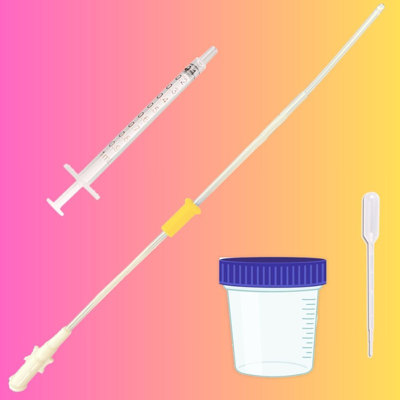 Krishco IUI CANNULA KIT Collection Container, Dropper- 1 kit Medical Reacher & Grabber(Length 150 mm)